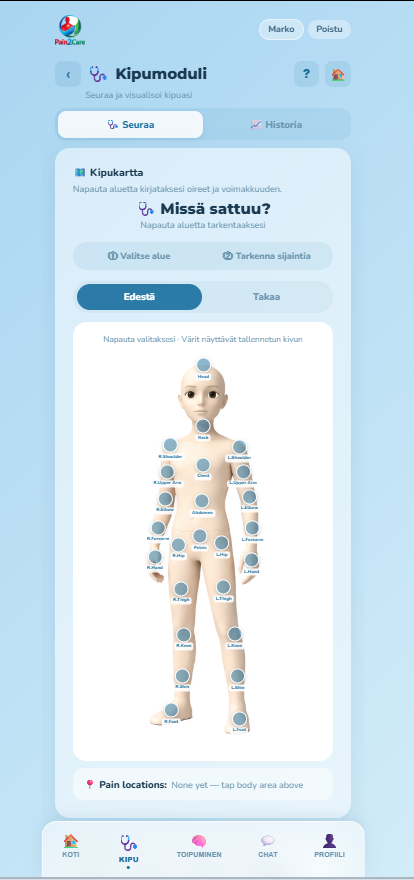 Kipukartta — kehonkartta